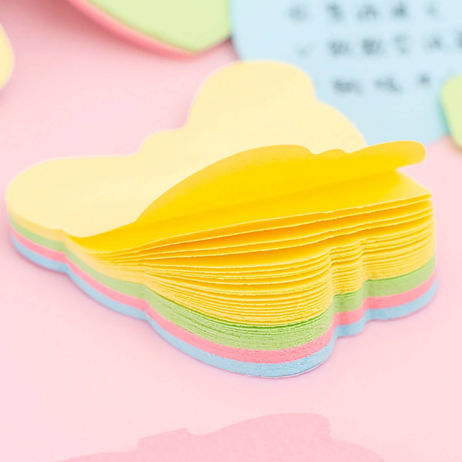 100 Sheets Colorful Sticky Notes Memo Pad for School 9