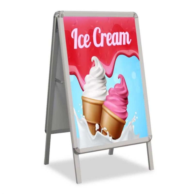 Ice Cream Pre Printed cafe advertisingA-Frame Multicolor 2
