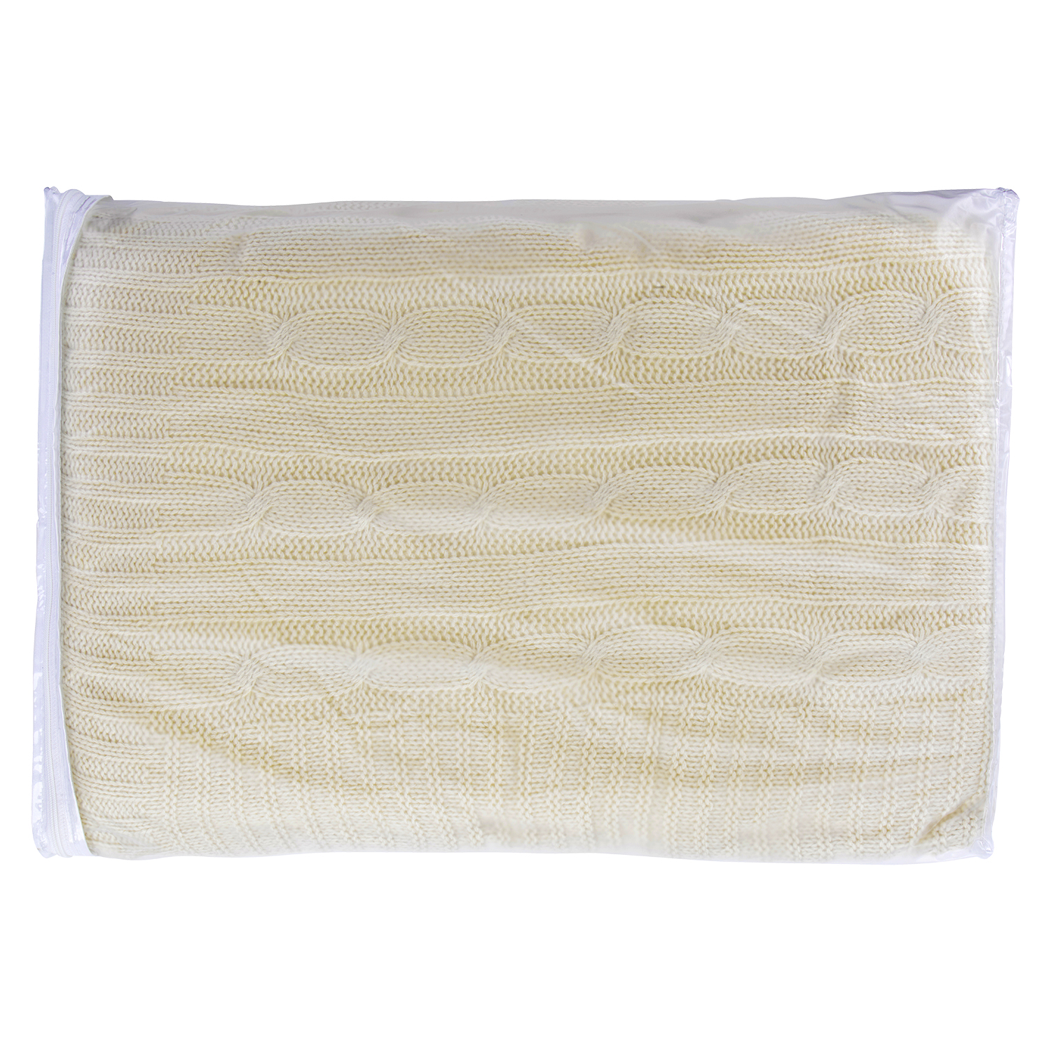 Cable Knit Sherpa Blanket 1