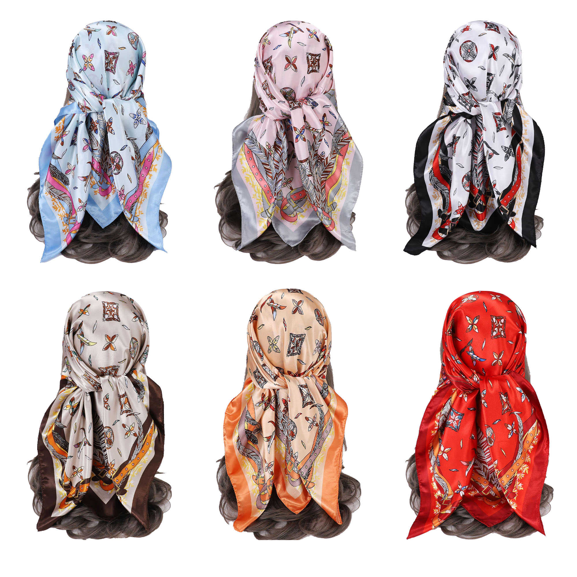 Imitation Silk Printed Scarf 2