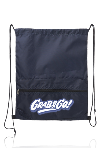 Augusta Drawstring Backpacks with Front Pocket 12