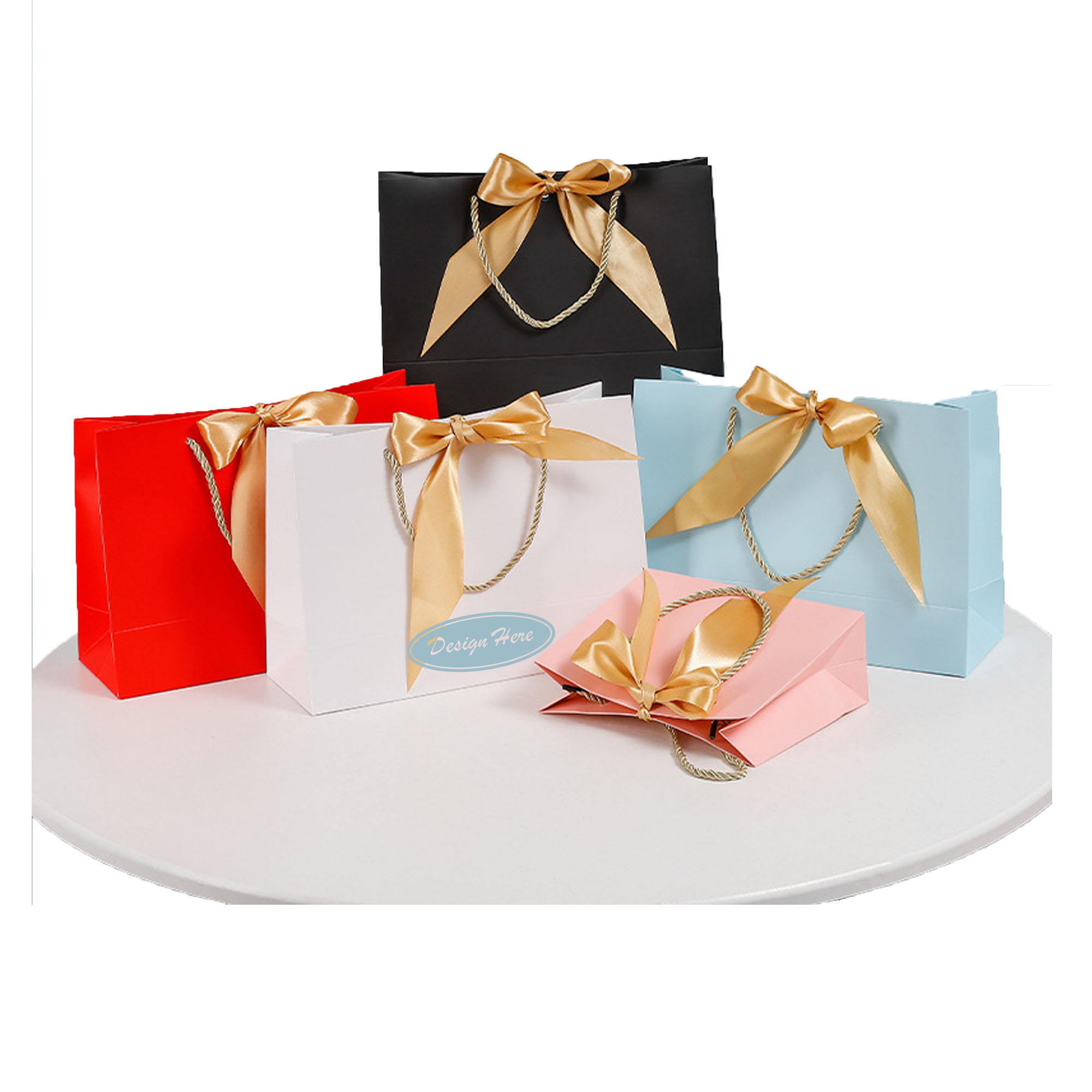 Custom Printed Bowknot Gift Bags for Fashion & Beauty Products 2