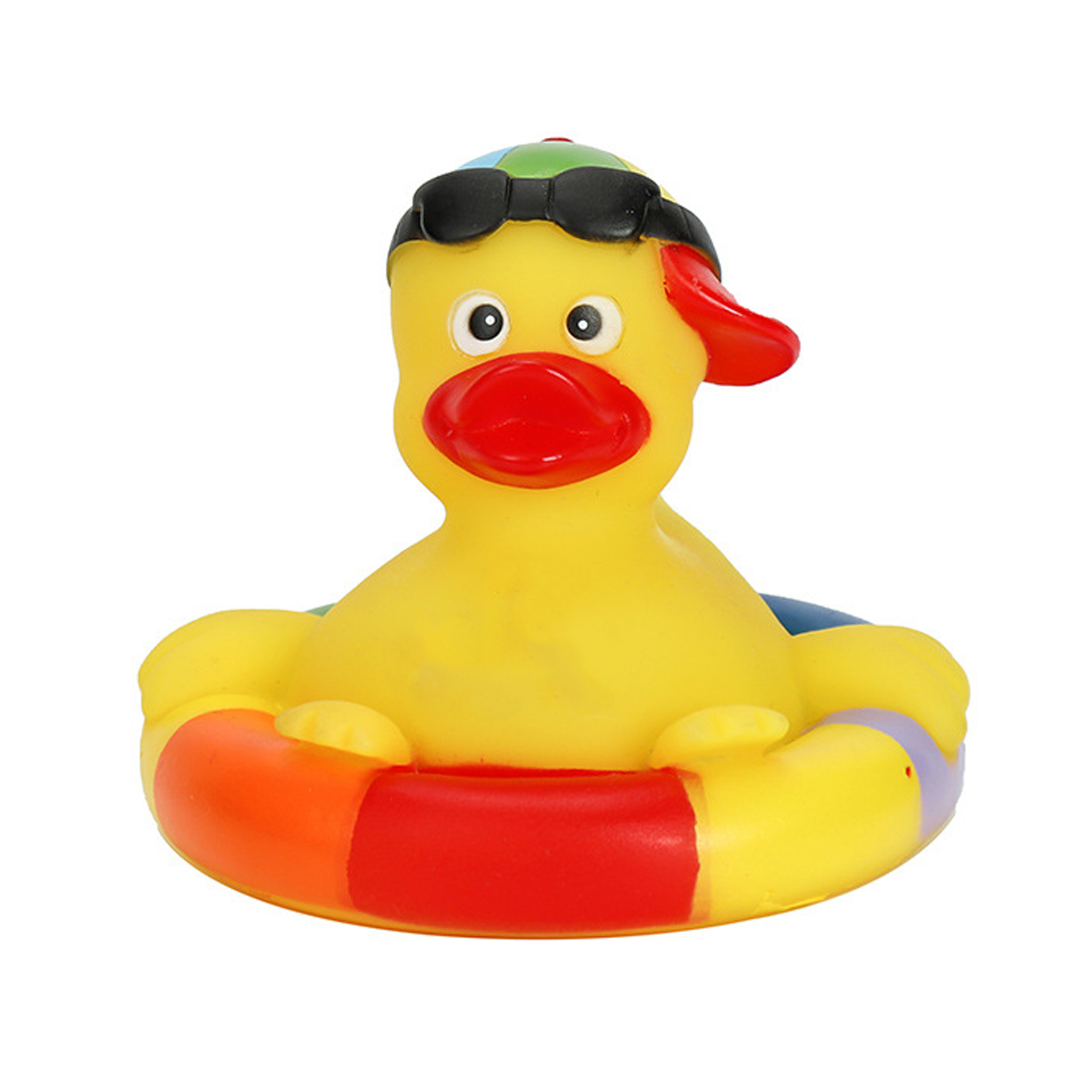 Ring Duck Float Decoration Children Bath Pinch Called Toys 6