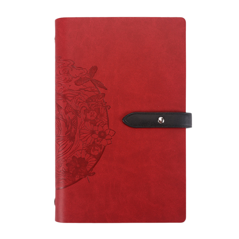 PU Leather A6 Business Travel Journal Binder Notebook 6