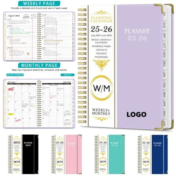 2025-2026 Planner - Monthly & Weekly Organizer 10