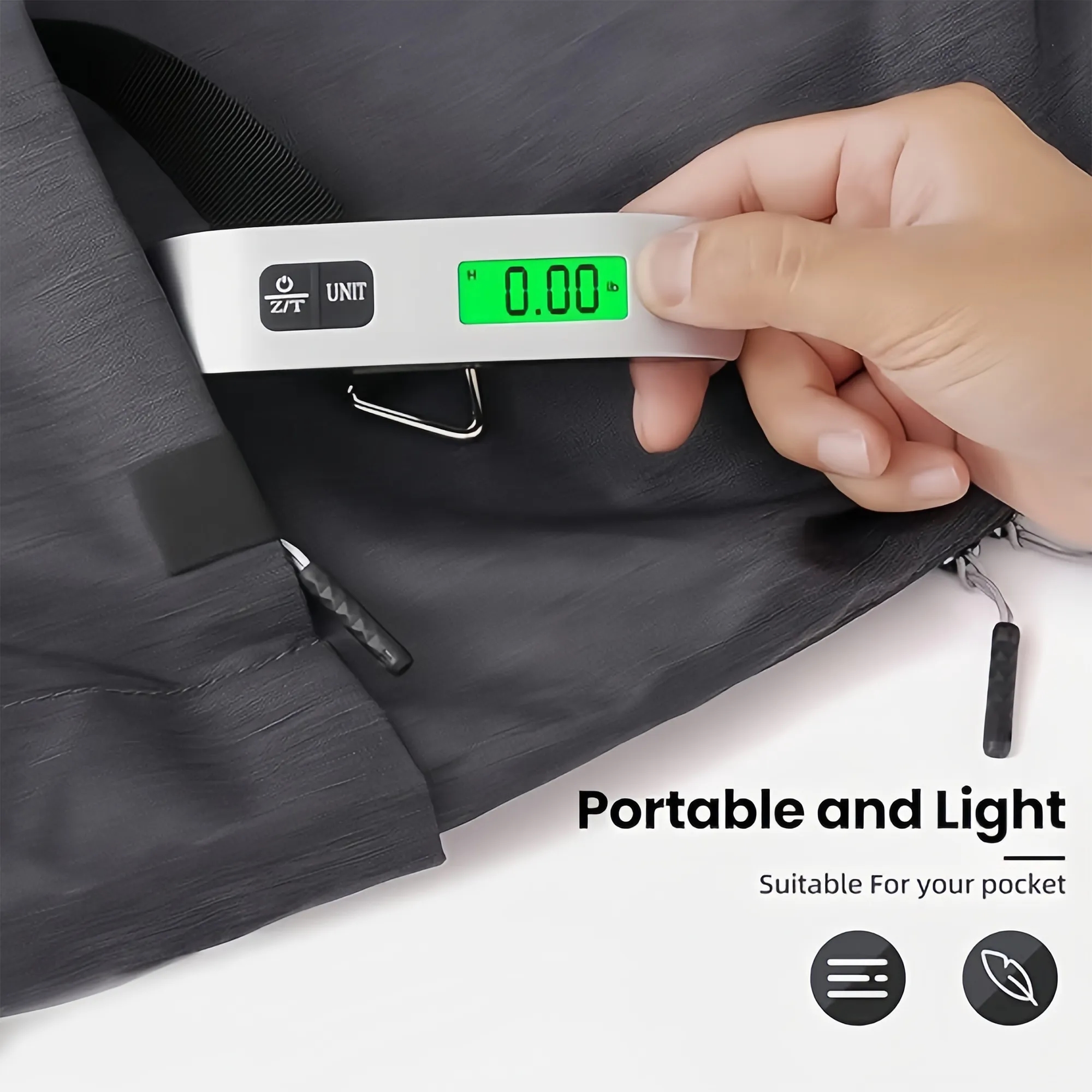 110lbs Portable Handheld Electronic Scale 4