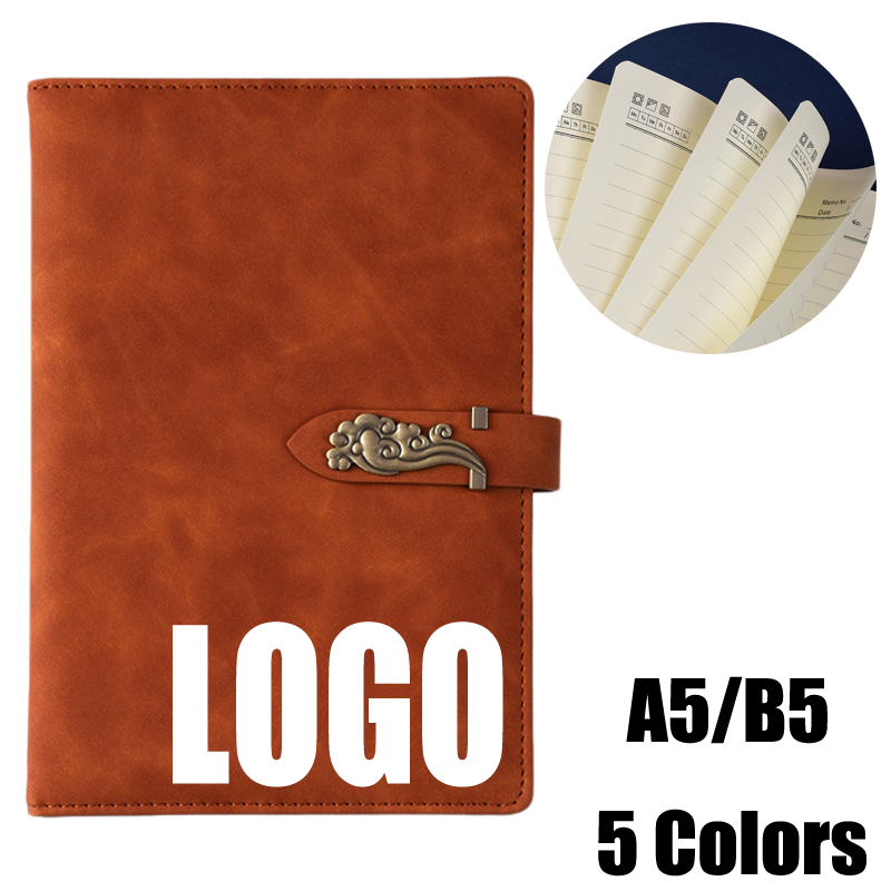 PU Leather A5/B5 Business Meeting Travel Journal Notebook 2