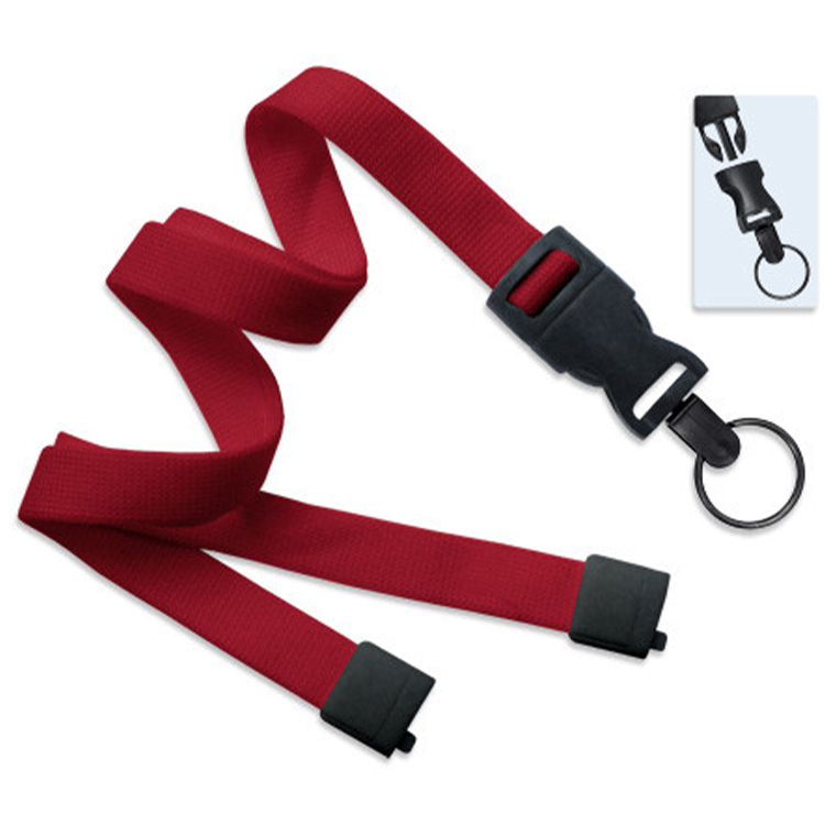 5/8" Lanyard w/ Breakaway and detach Split Ring 2