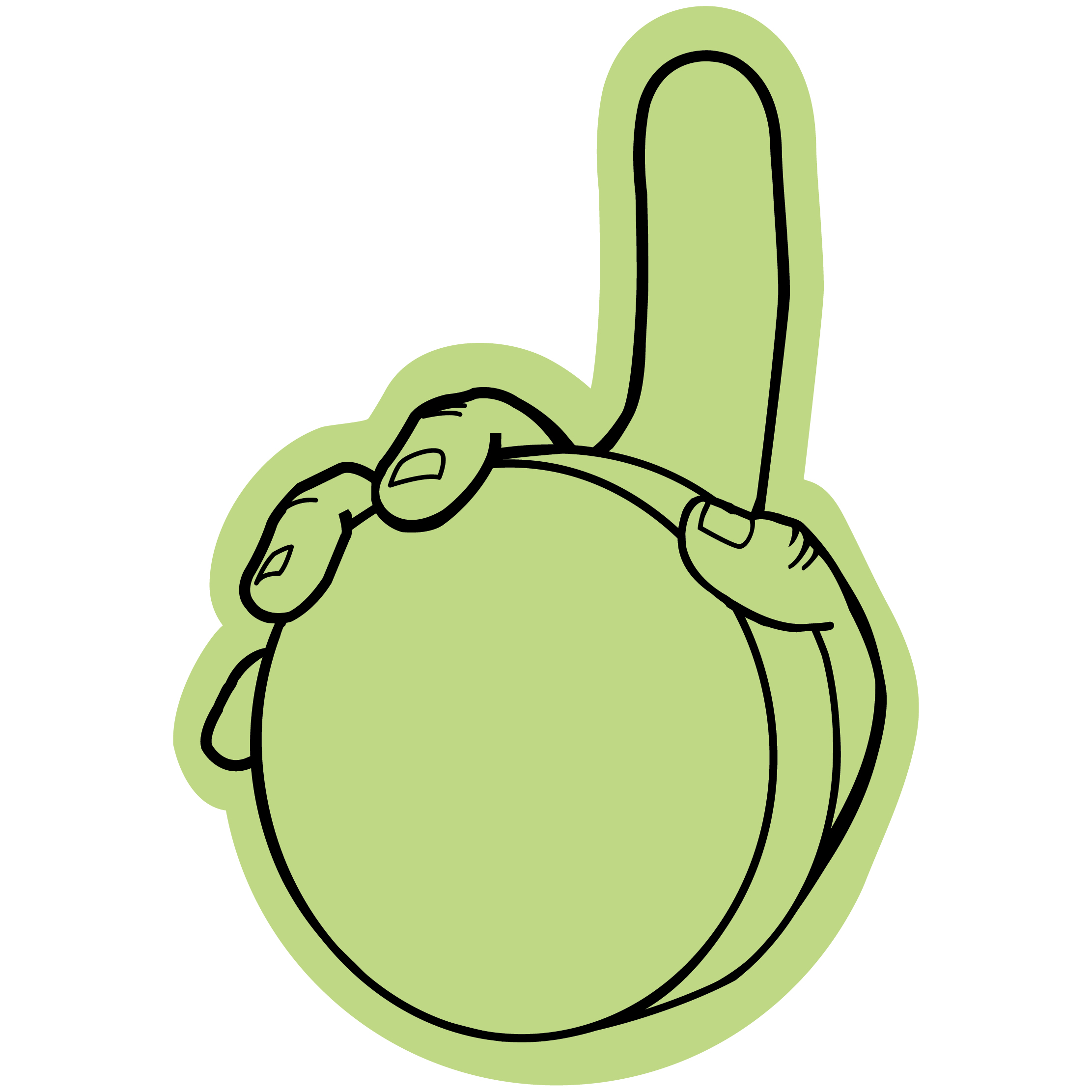 Hockey Puck Hand 13