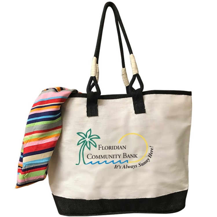 Horizon Tote, custom tote bag with logo imprint 5