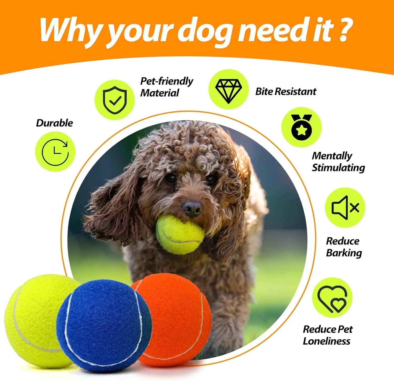 Dog Toy Tennis Balls 5