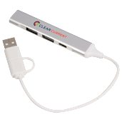 Aluminum 4-Port USB-A and C Hub 2