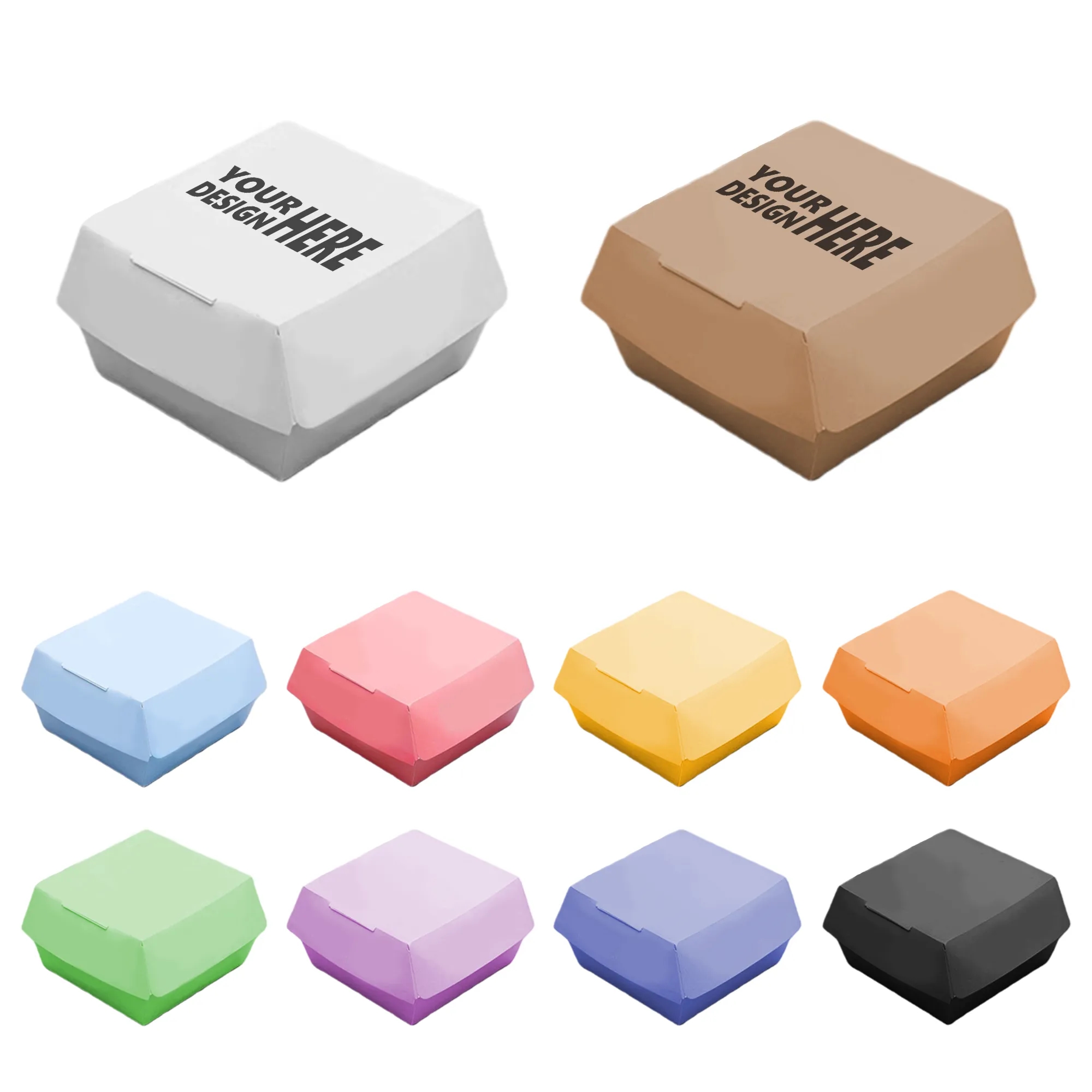 Disposable Paper Burger Box