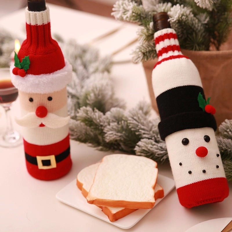 Christmas Sweater Wine Bottle covers Decorations 5
