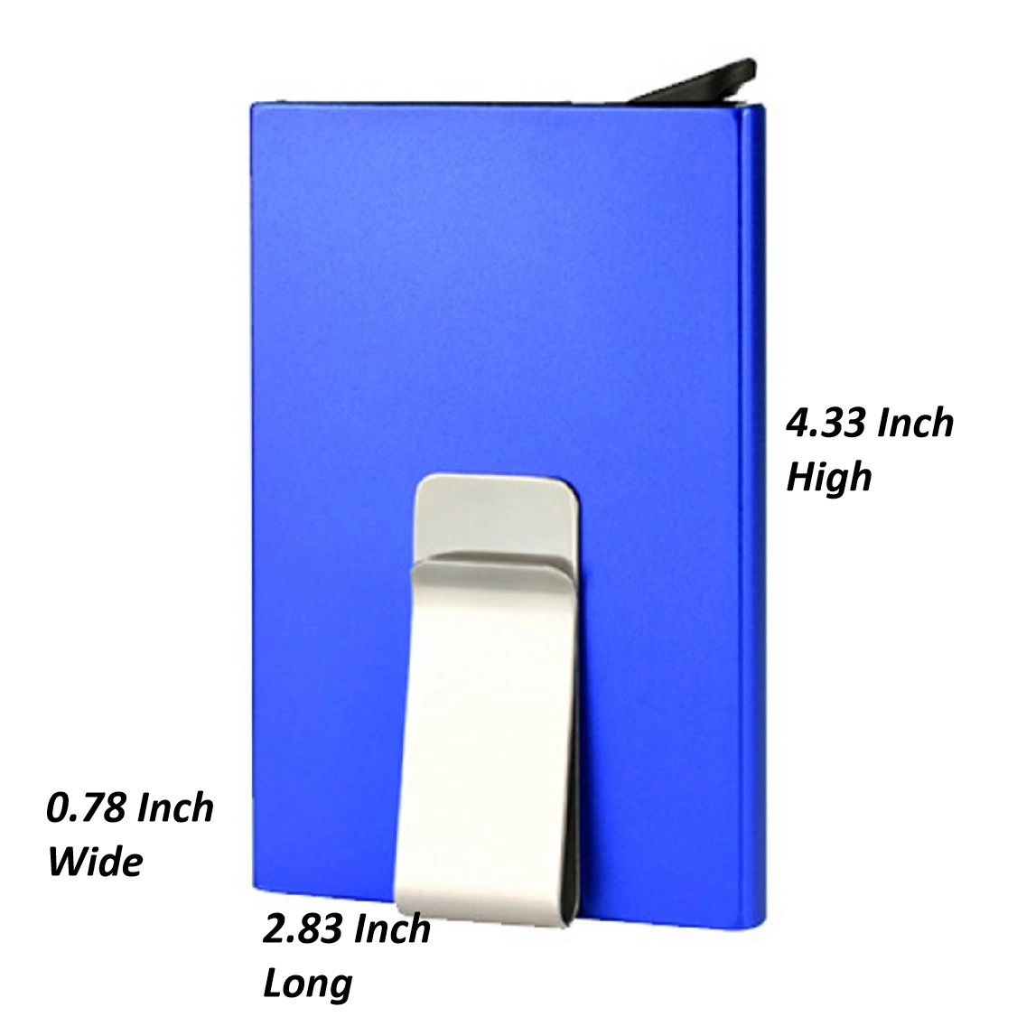 RFID Credit Card Holder for Men Money Clip Aluminum Metal 7