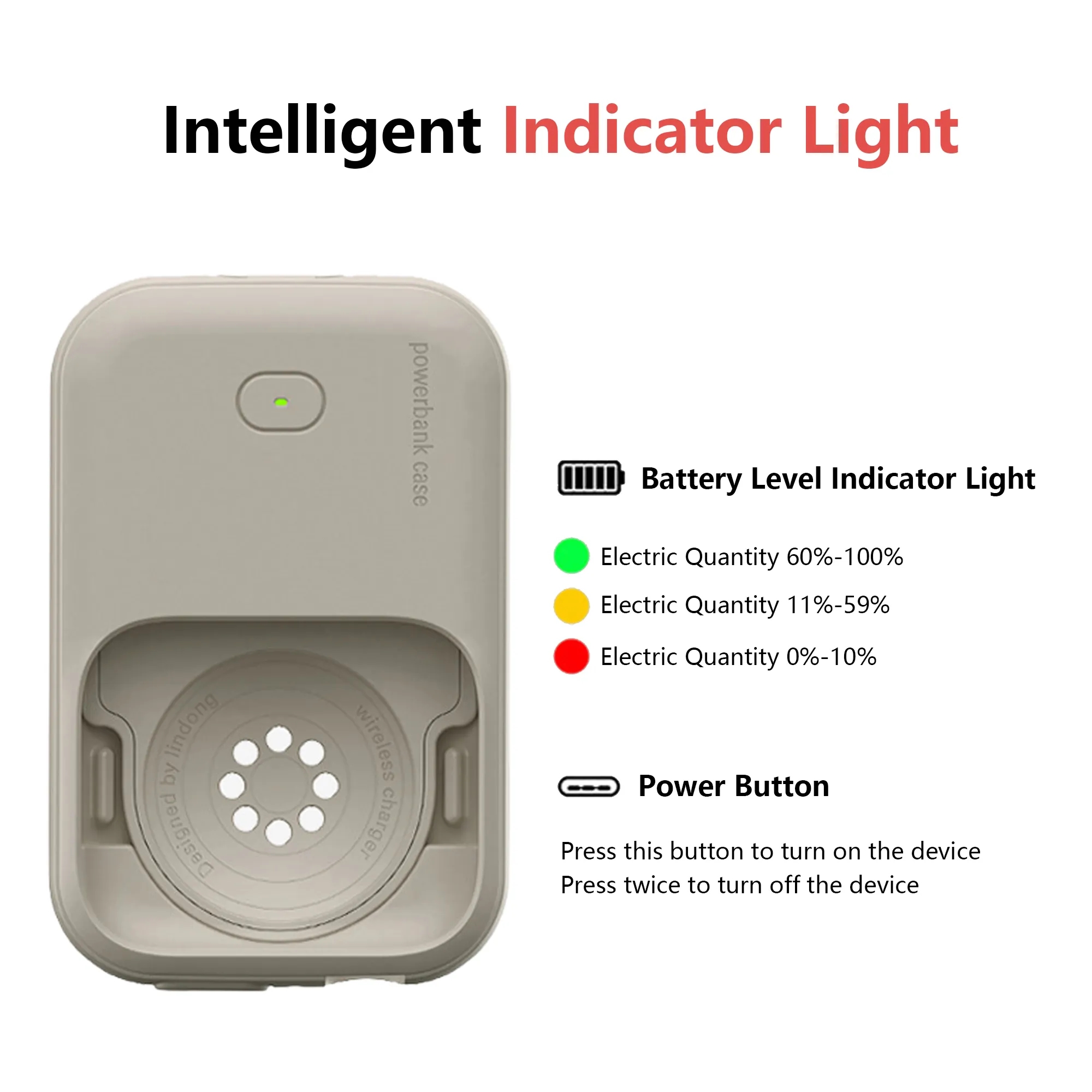 Magnetic Power Bank For Smartwatch 9