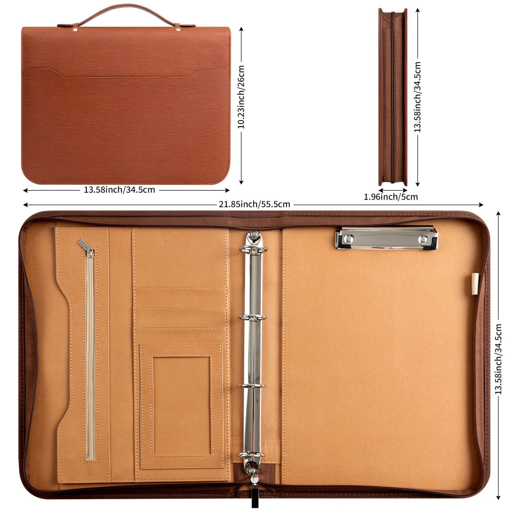 Padfolio With Zippered All-in-One 3