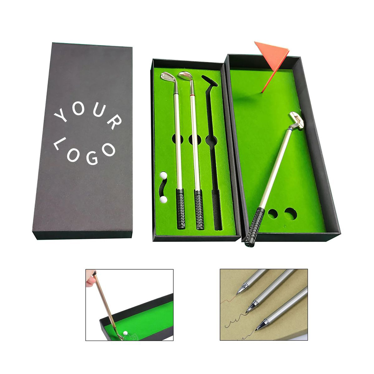 Desk Golf Pen Gift Set with Mini Course Box 2