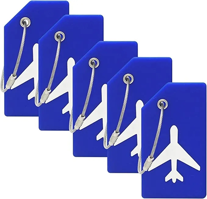 Custom Untethered Luggage Silicone Baggage Tags In Stock 11