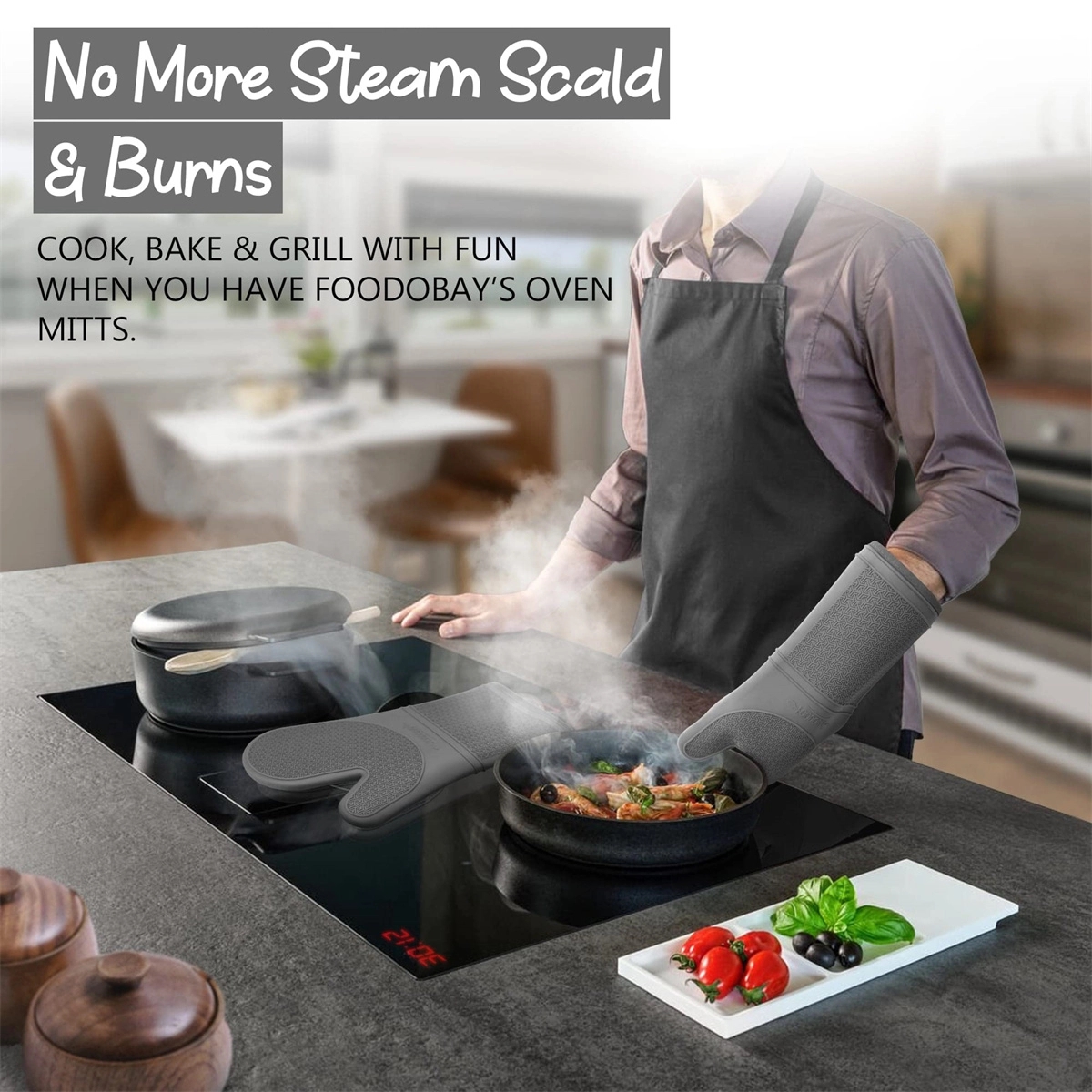 Silicone Oven Mitts 3