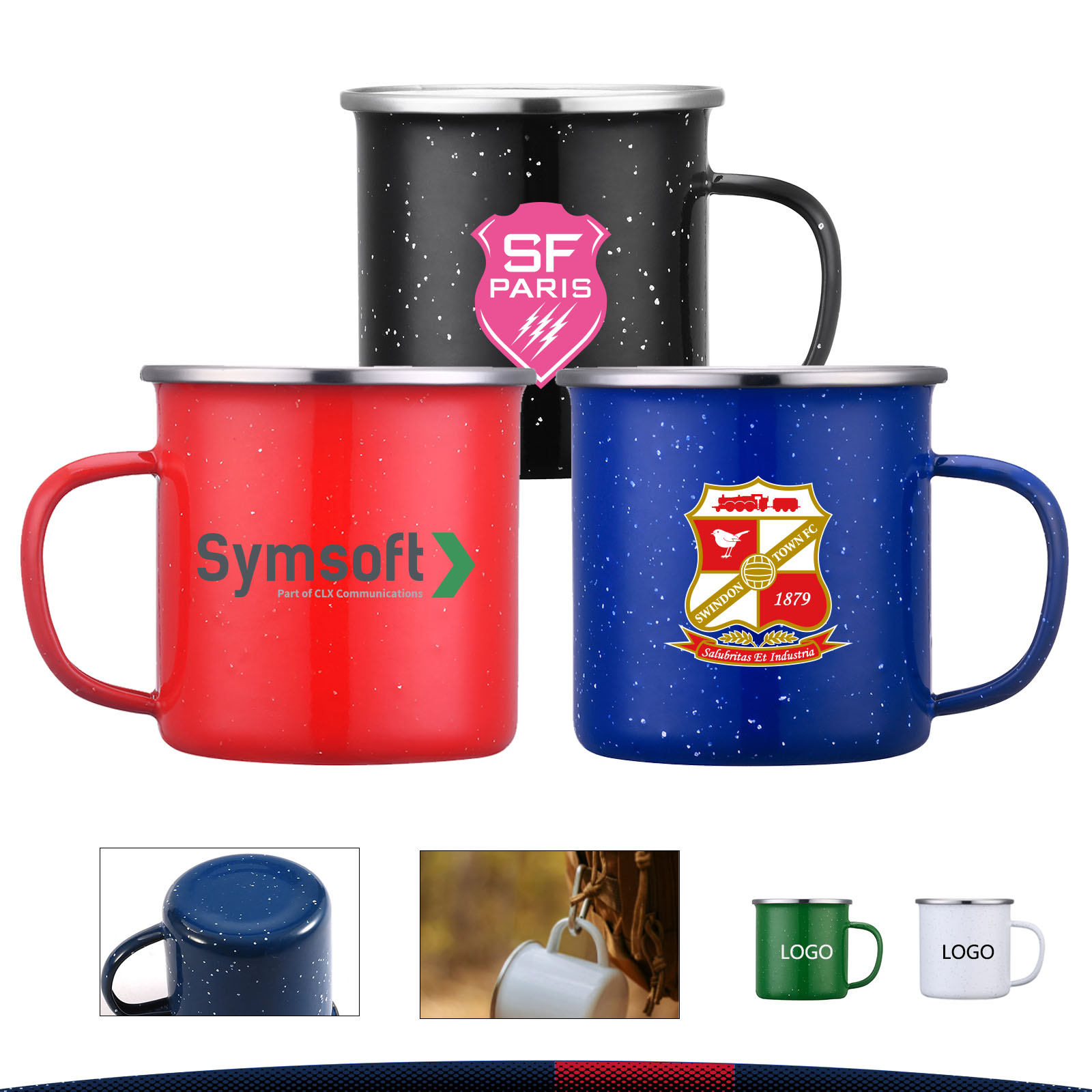 16 OZ. Tipth Enamel Mug 8