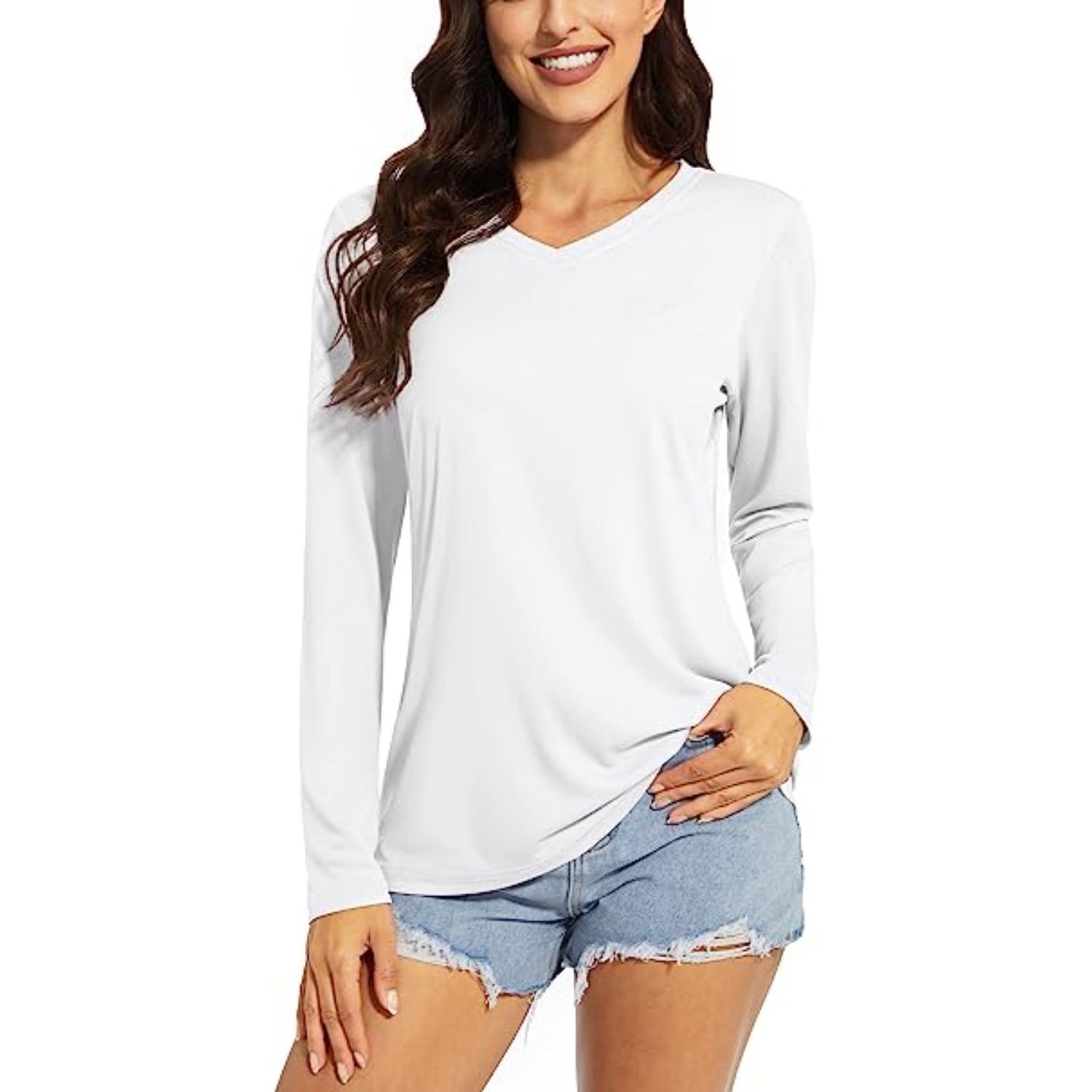 REPREVE® - Women's rPET Performance V-Neck T-Shirt