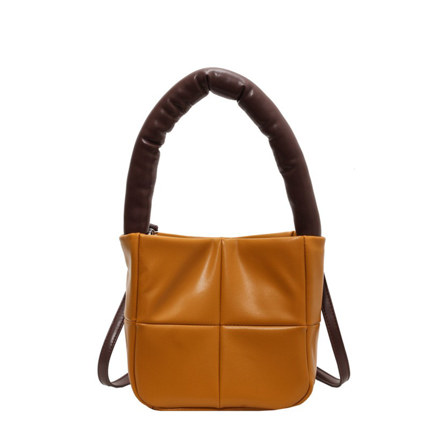 Splice PU Leather Portable Crossbody Bag 5