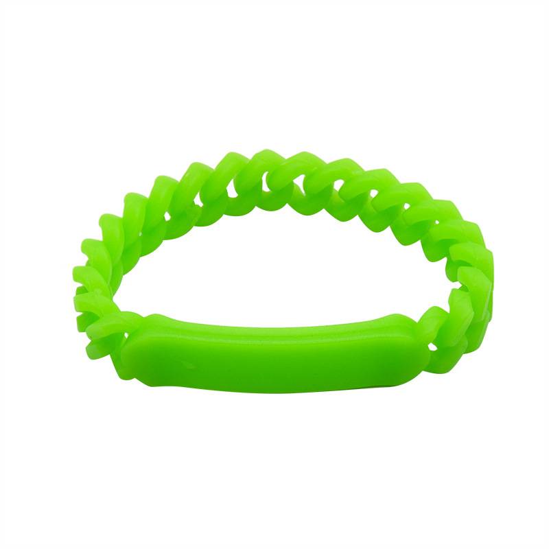 Webbing Silicone Wristbands Bracelet 4