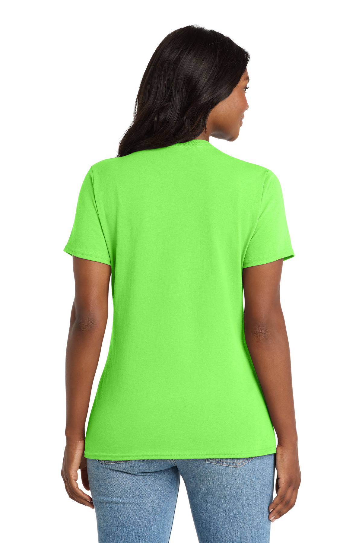 Port & Co Women's Core Cotton V-Neck Tee. LPC54V 7