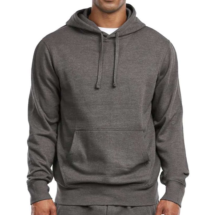 Men's Fleece Hoodies - Charcoal 2X, custom hoodie or sweatshirt with logo imprint 2
