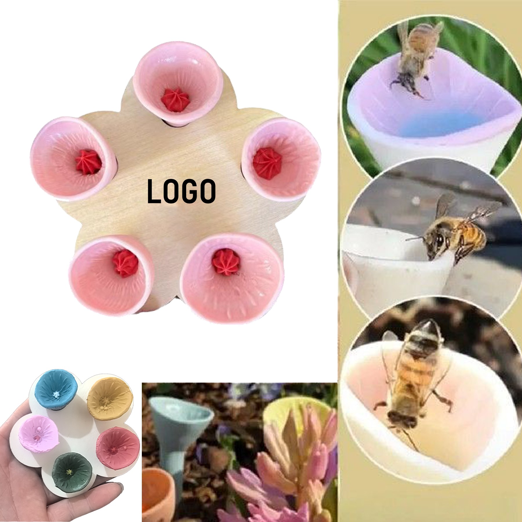 Bee Insect Drinking Cup For Garden 2