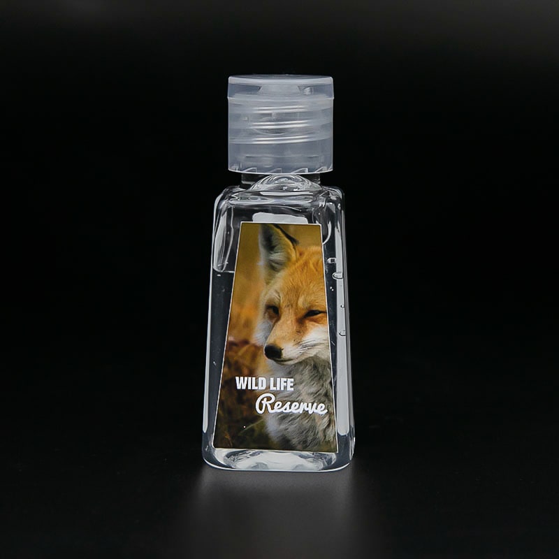 1oz Custom Hand Sanitizer Triangle Bottles 16