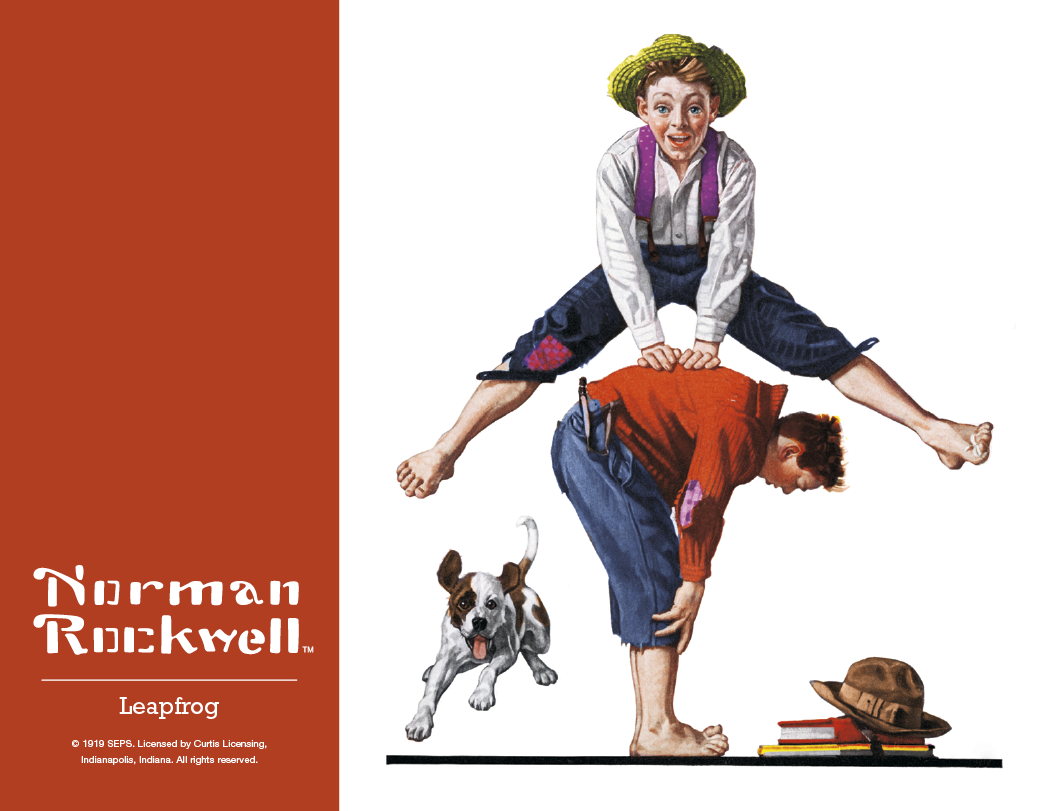 HotLine® Products Norman Rockwell Appointment Calendar - Spiral 17