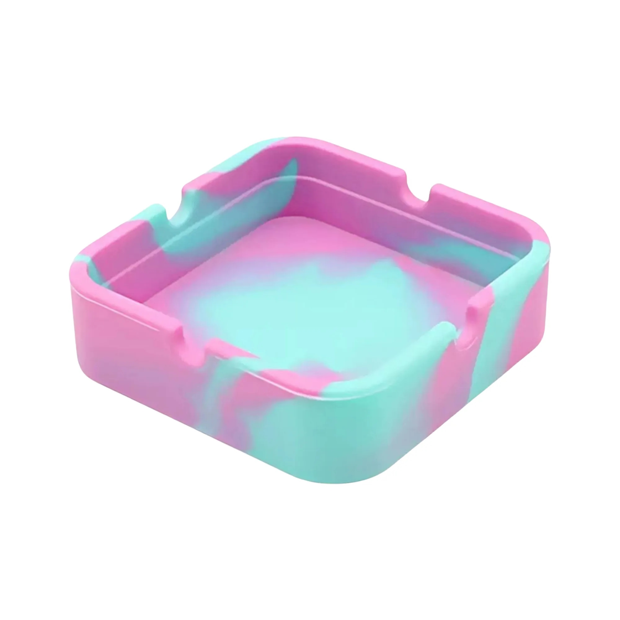 Silicone Square Ashtray-Shatterproof & Heat-Resistant 3