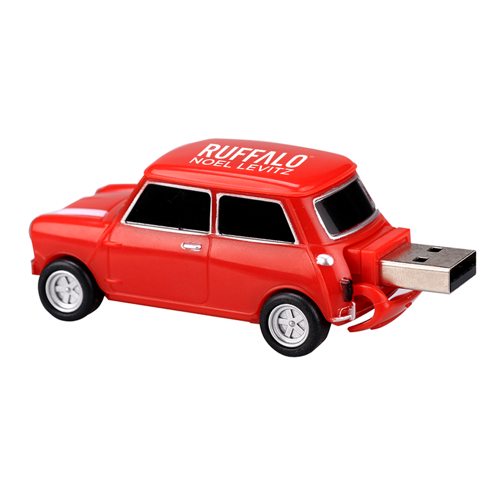 UK Car Shape USB Flash Drive - RED 7