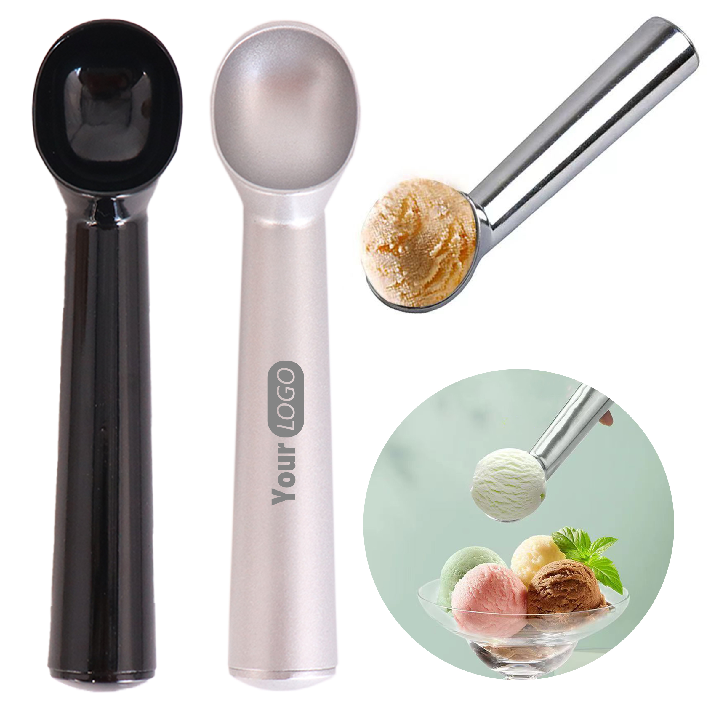 Alloy Round Ice Cream Spoon 3