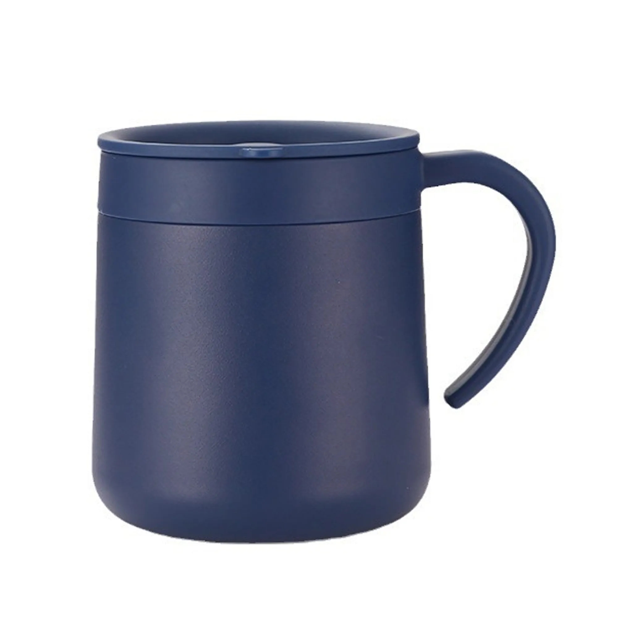 12Oz Stainless Steel Coffee Cup With Lid And Handle 6