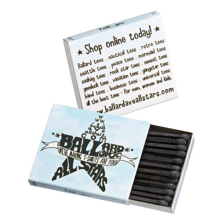 Thin Riviera Specialty Matchbox 22-23 Matchsticks (2-inch) 2