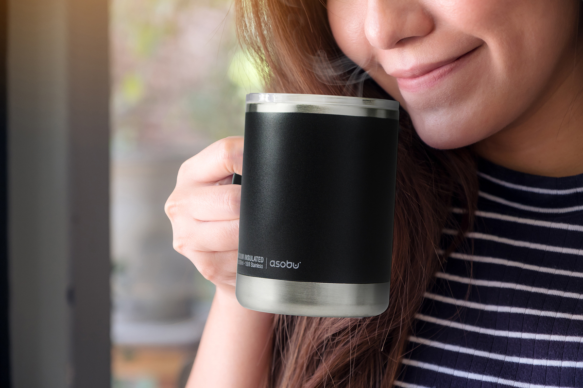 12 Oz. Asobu Ultimate Mug w/ Shatterproof Ceramic Interior 2