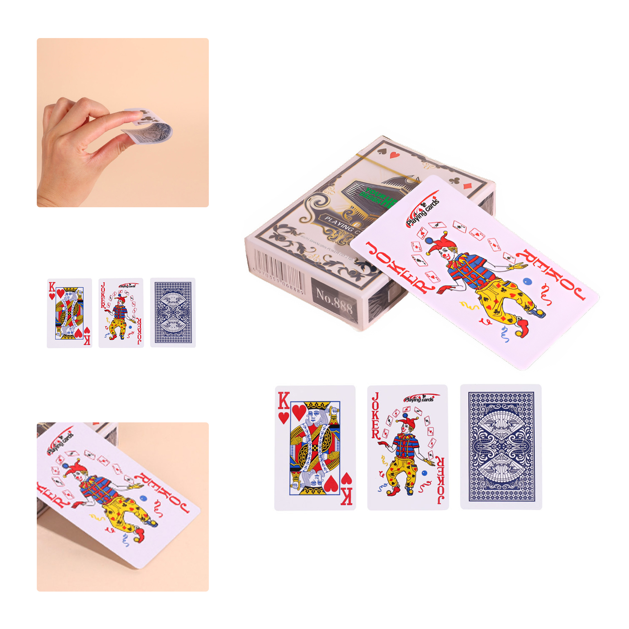 MOQ 50 Premium Thickened Poker Playing Cards 2