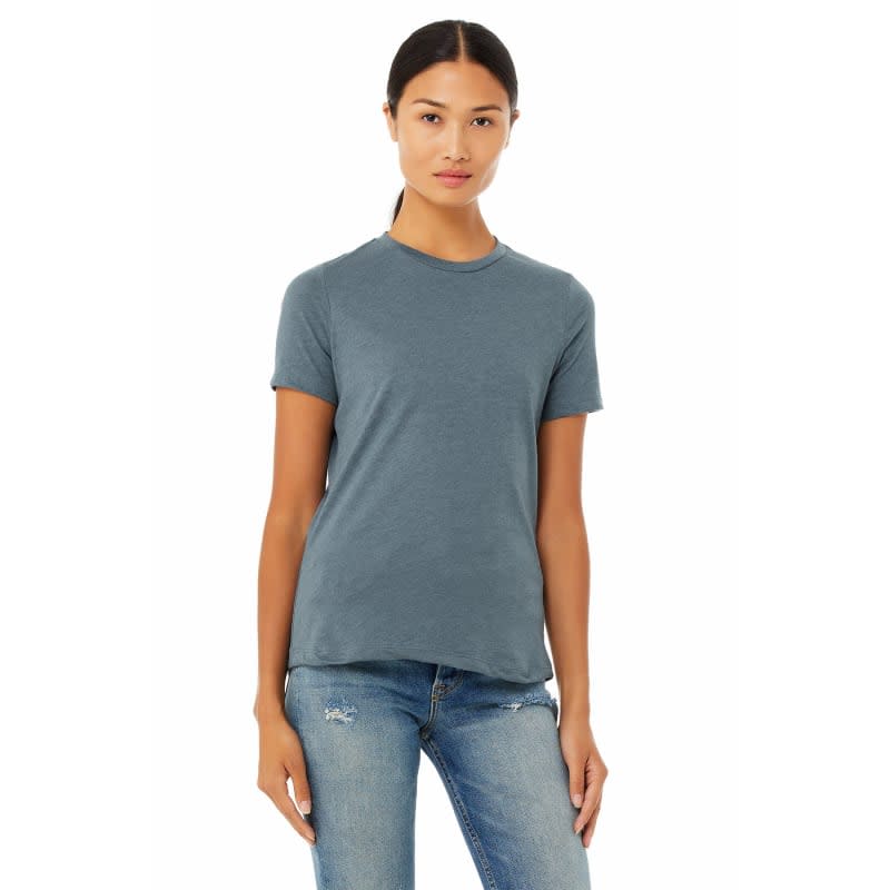 Bella + Canvas Ladies' Relaxed Heather CVC Short-Sleeve T-Shirt 22