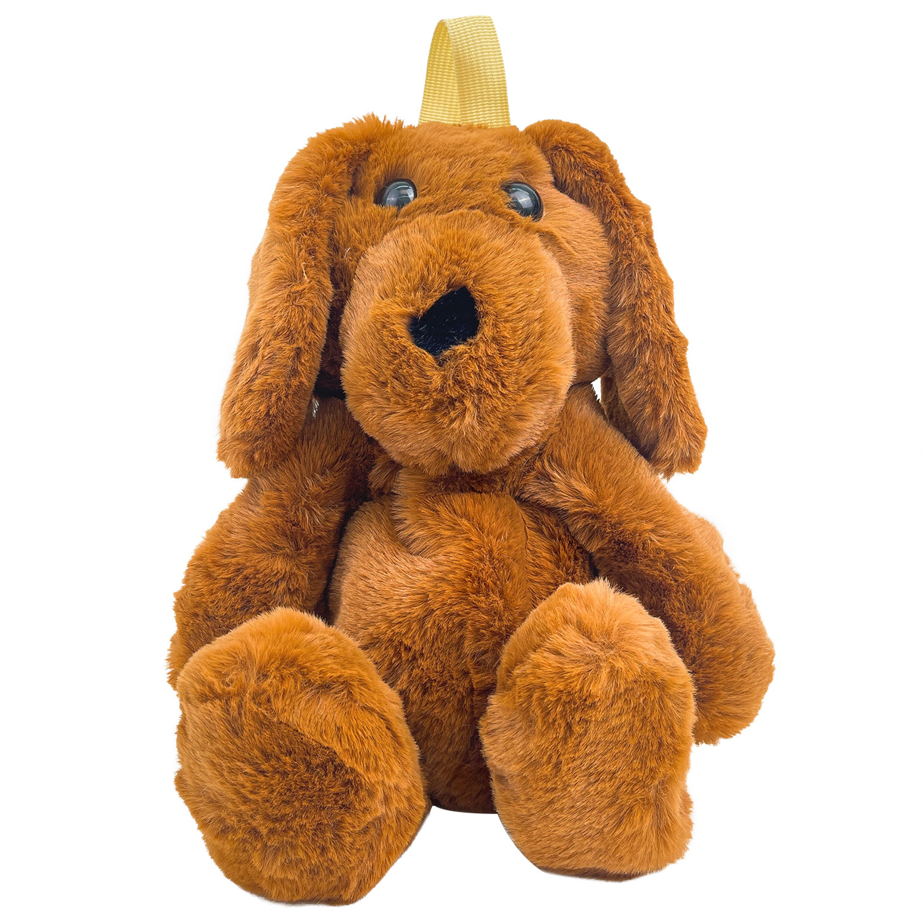 Cotton Plush puppet dog backpack for kids 4