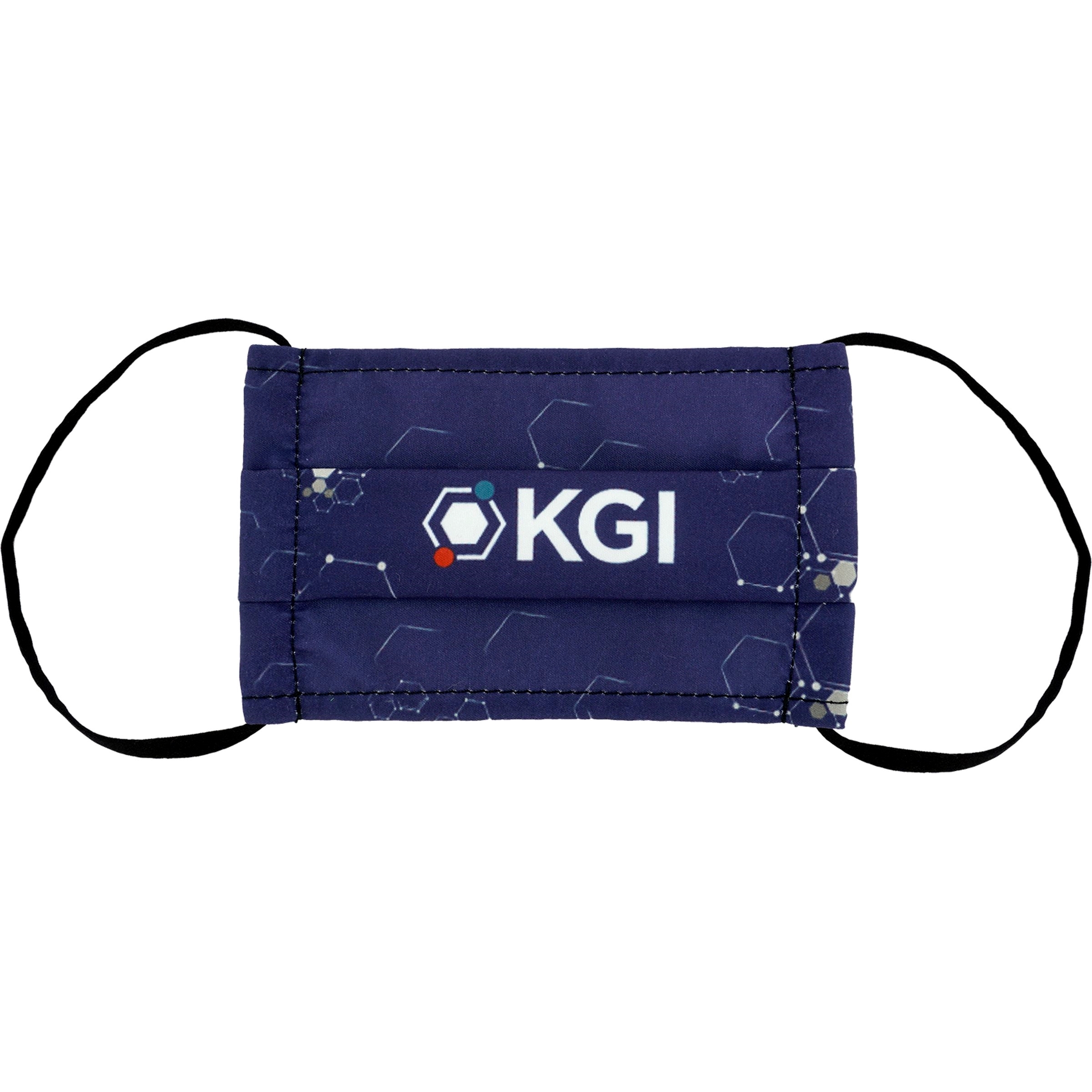 Children's Single Pleated Full Color Fabric Face Mask 6