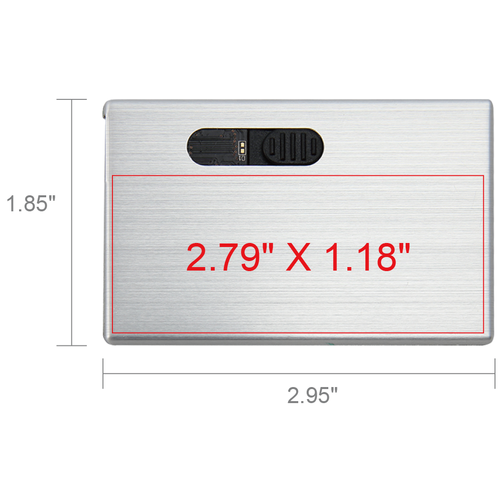 Boulder Slide Metal Card USB