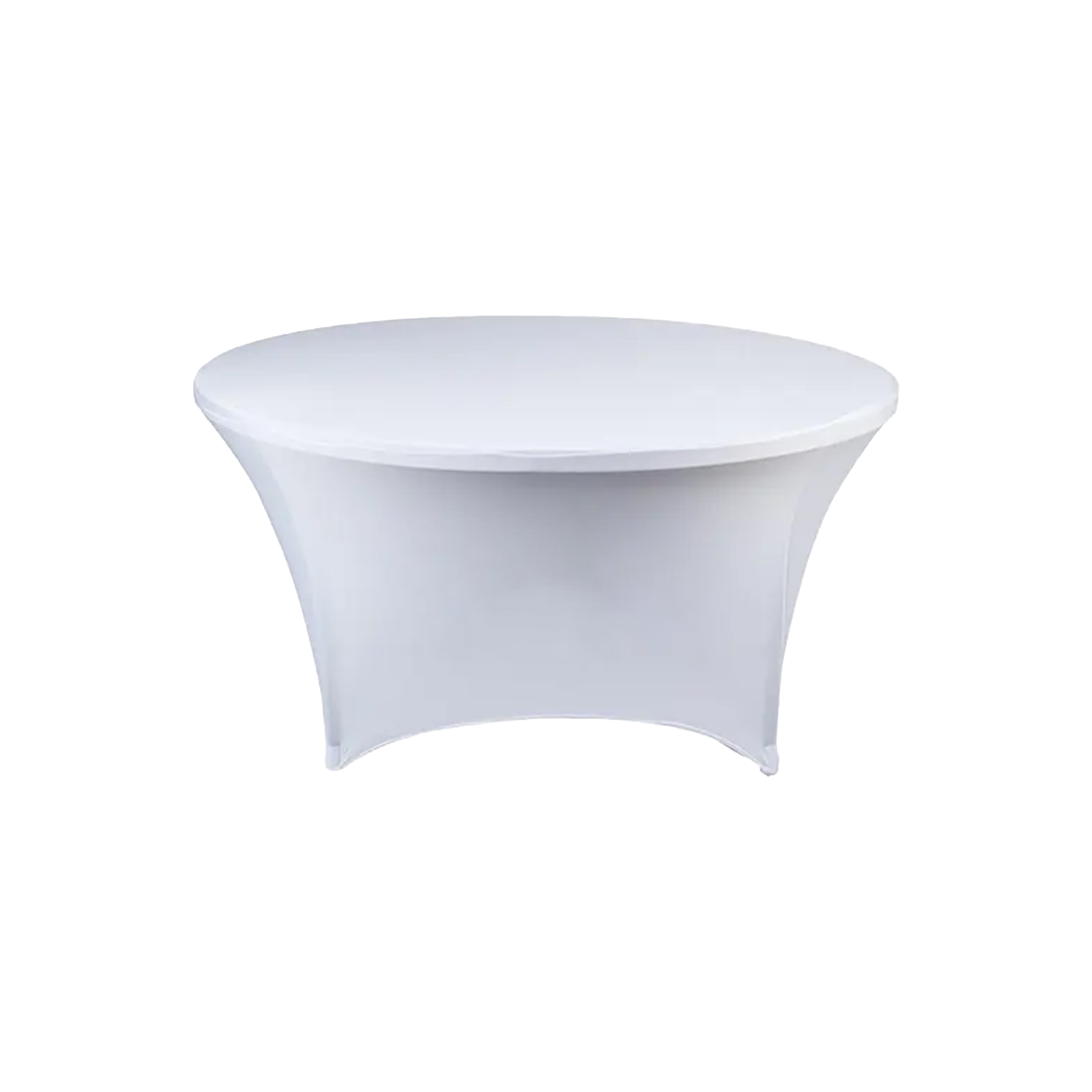 Navy Blue Fitted Round Table Cover 9