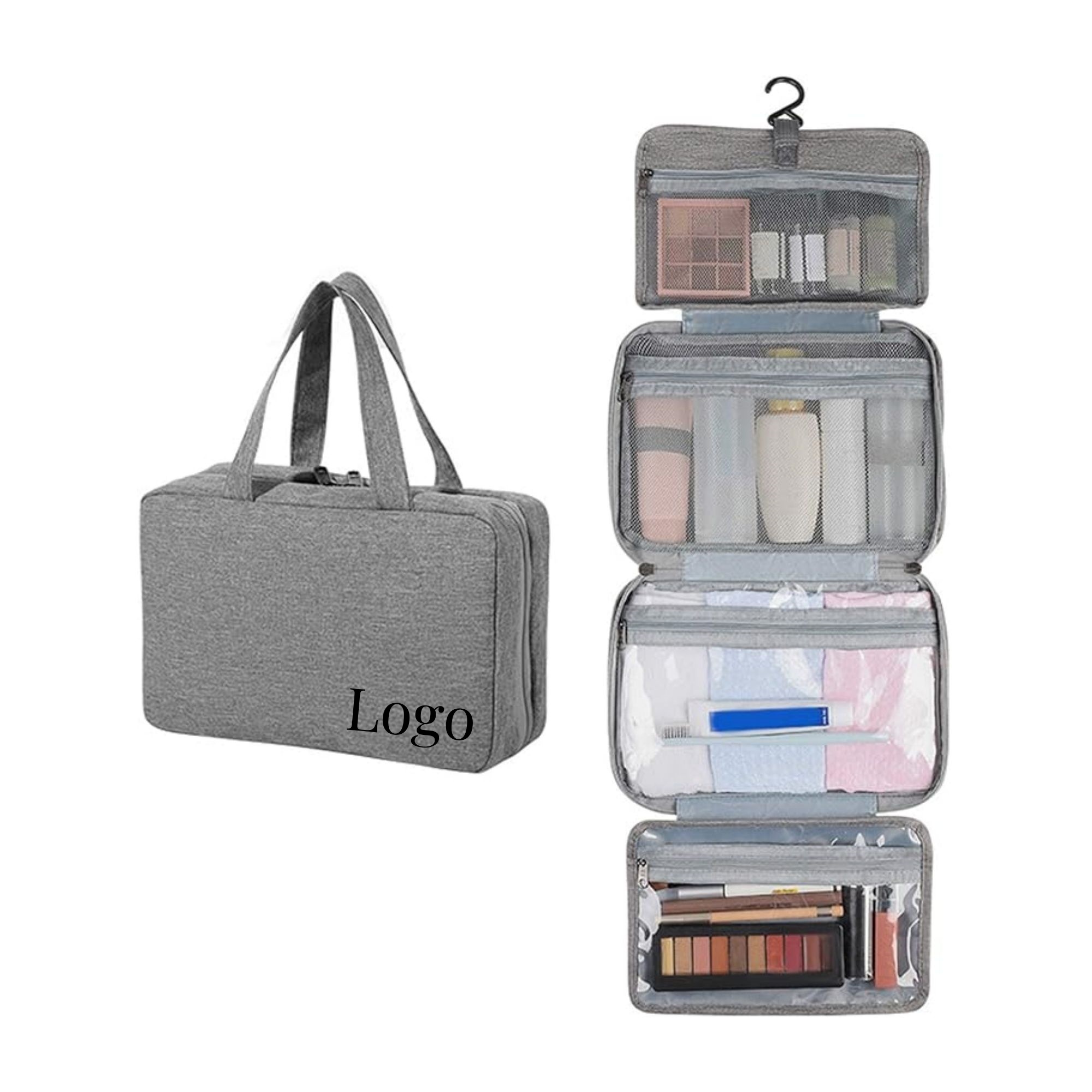 Large Toiletry Bag With Hanging Hook