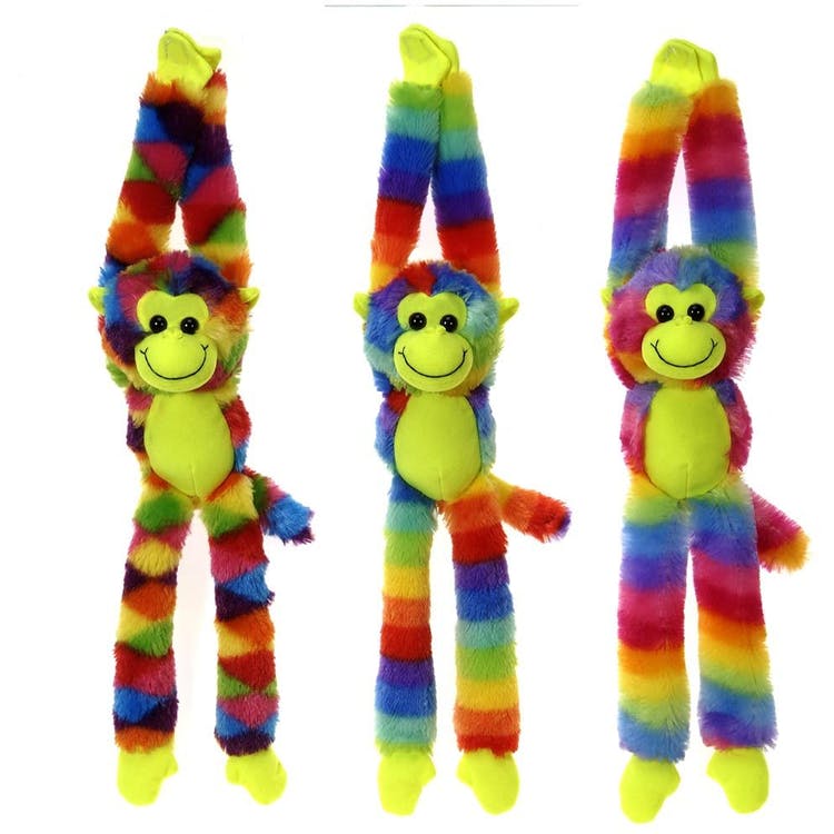 Rainbow Monkey Plush Toy - Long Legs 16" 2