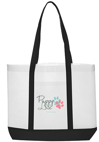 Trim Color Non-Woven Tote Bags 5