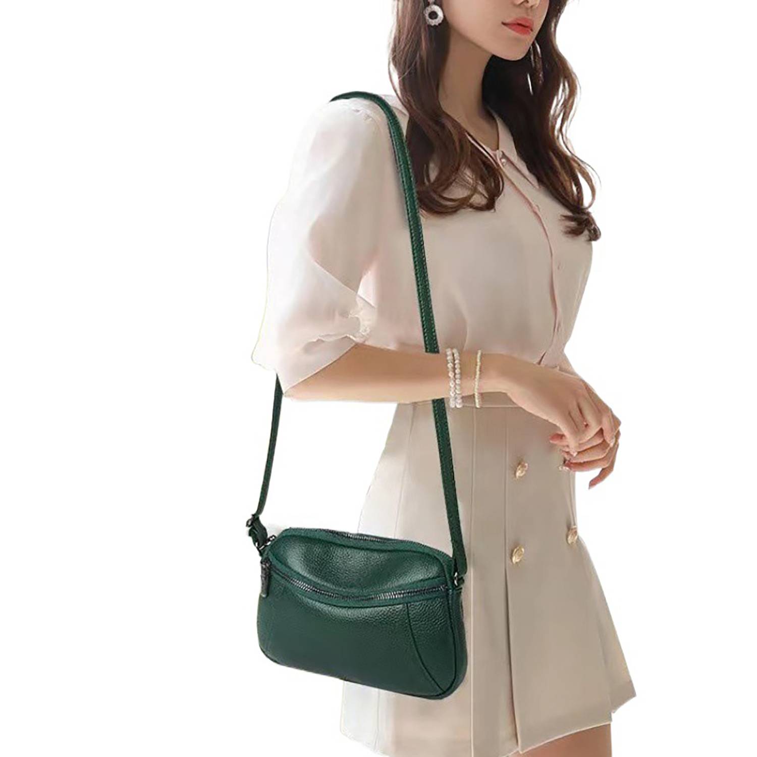 Casual Waterproof Durable Pu Shoulder Bag 7