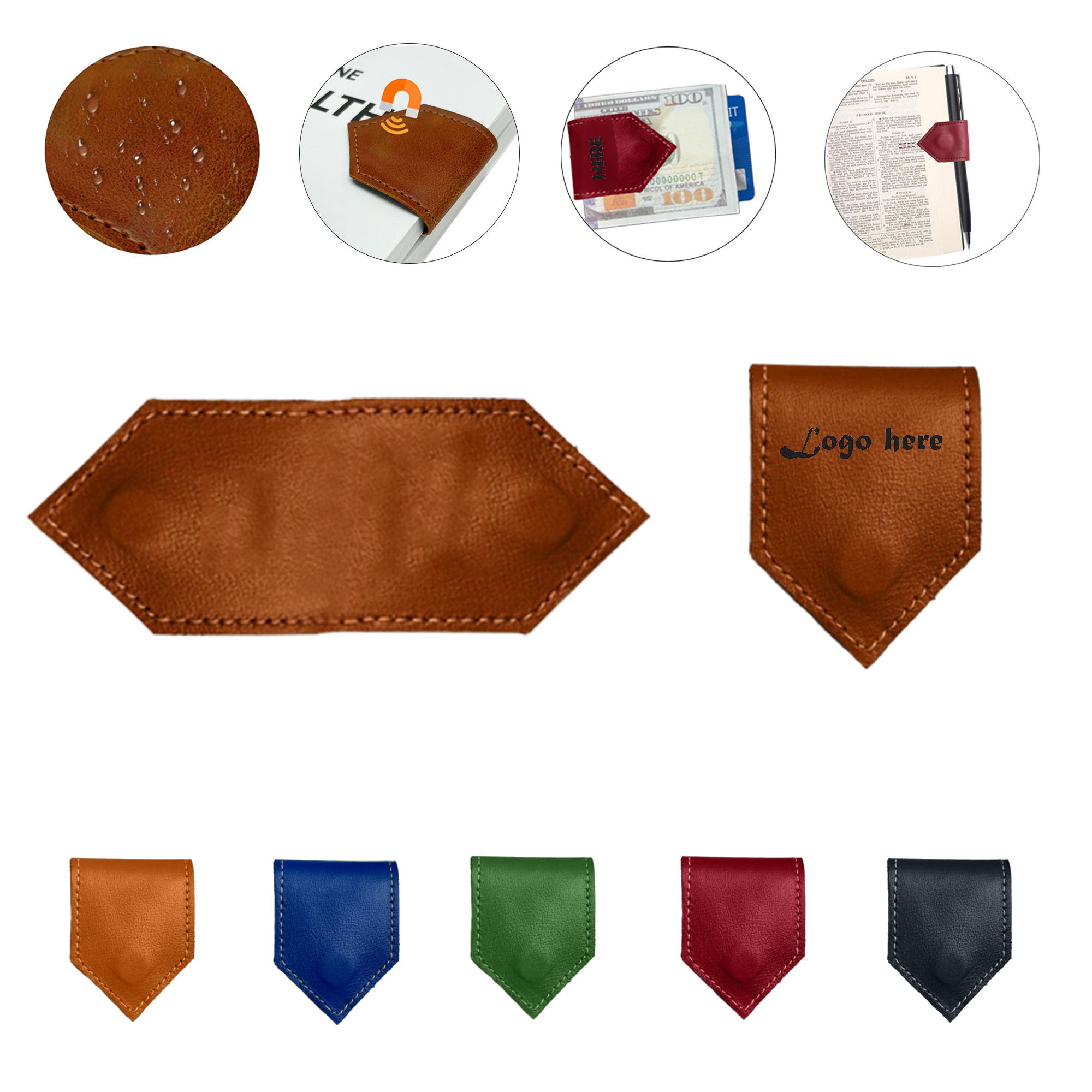 Square Triangle Blank Magnetic Bookmark MOQ 50 1